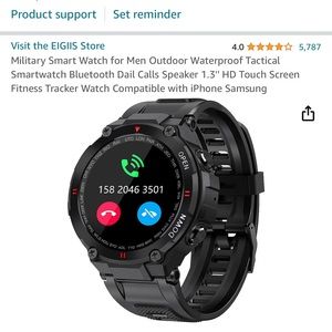 Men’s military smart watch